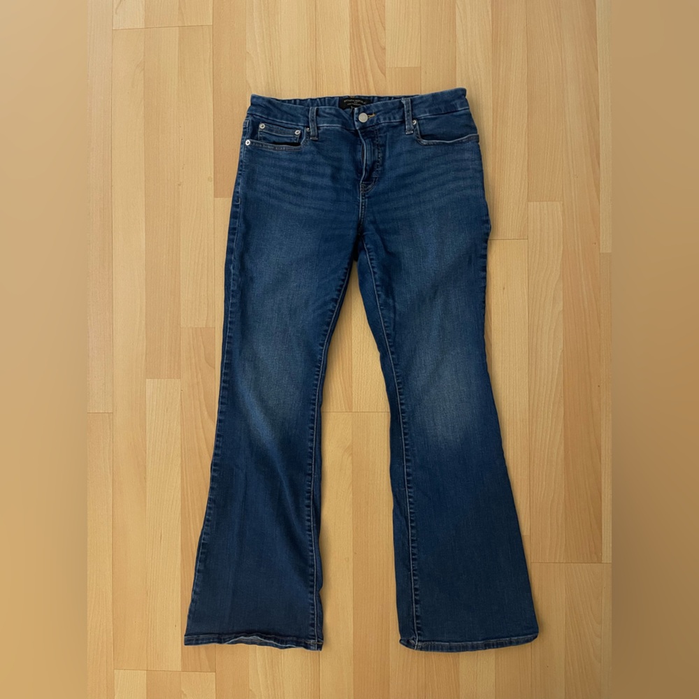 Banana Republic Women's Dark Blue Boot Cut Jeans